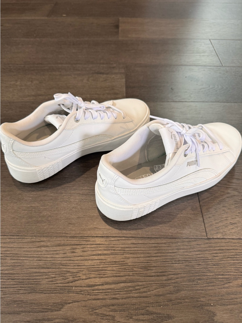 Puma Women’s White Low-Top Platform Sneakers